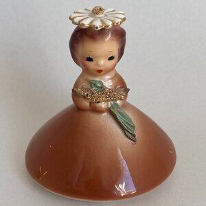 Vintage Josef Originals NOVEMBER American Beauty Mushroom Girl Figurine